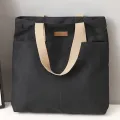Women's Tote Bag Canvas Sewing Thread Large Capacity Advanced Sense Handbag Convenient Practical Female's Commuter Bag. 