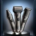 Best 3 in 1 Type C  USB Charging hair trimmer Electric hair cutting machine Razor Hair Clipper Nose Ear hair cutter Shaver. 