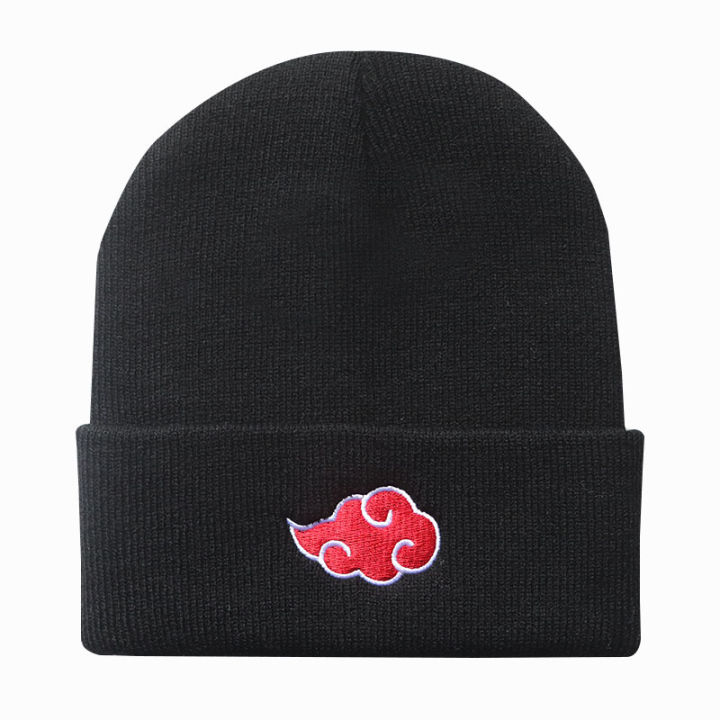 Anime%20Ninja%20Figure%20Cosplay%20Caps%20Cartoon%20Embroidered%20Red%20Cloud%20Hokage%20Sharingan%20Unisex%20Elastic%20Black%20Knitted%20Winter%20Warm%20Hats%20-%20Image%204