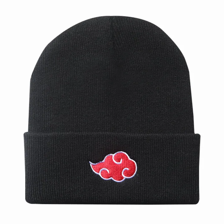 Anime%20Ninja%20Figure%20Cosplay%20Caps%20Cartoon%20Embroidered%20Red%20Cloud%20Hokage%20Sharingan%20Unisex%20Elastic%20Black%20Knitted%20Winter%20Warm%20Hats%20-%20Image%204