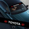 Car Front Rear Window Sticker Waterproof Sunshade Windshield Decal For Toyota.