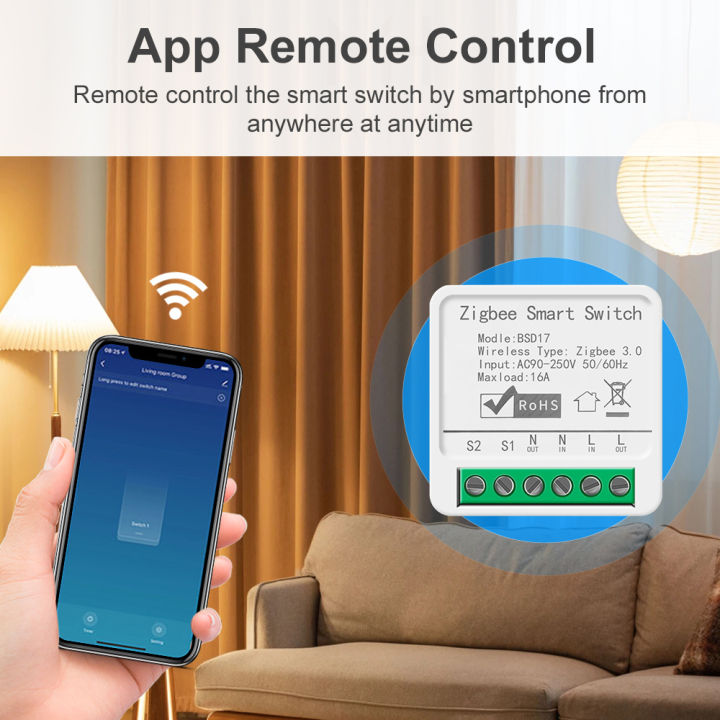 Zigbee2MQTT%20Zigbee3.0%20Mini%20Light%20Smart%20DIY%20Switch%202Way%2016A%20Module%20Control%20Smart%20Relay%20Automation%20Breaker%20Works%20With%20%20Home%20-%20Image%202