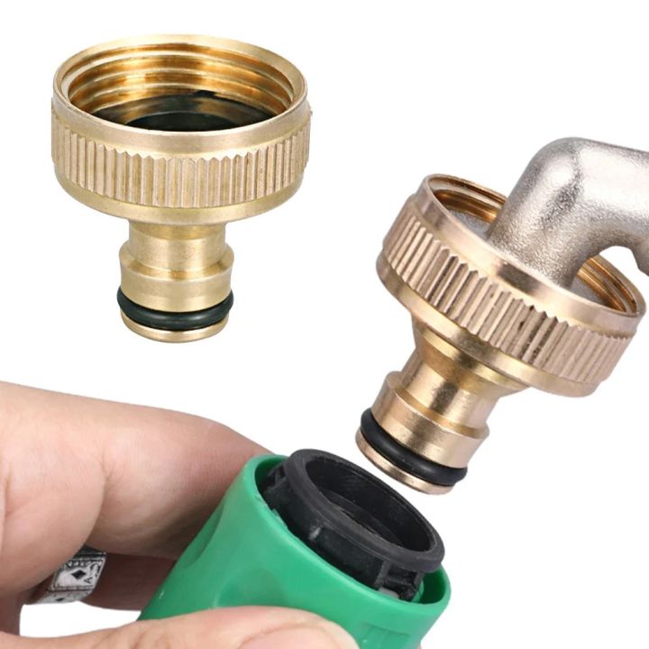 2Pcs%203/4"%20To%201/2"%20Thread%20Connector%20Faucet%20Hose%20Tap%20Water%20Adapter%20Quick%20Connector%20Water%20Pipe%20Fittings%20Home%20Replacement%20Accessory%20-%20Image%203