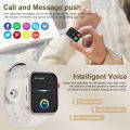 LIGE Three Straps Smartwatch Women 2.01-inch Large Screen Smart Watch Bluetooth Call Heart Rate Health Monitor Men Sport Tracker. 
