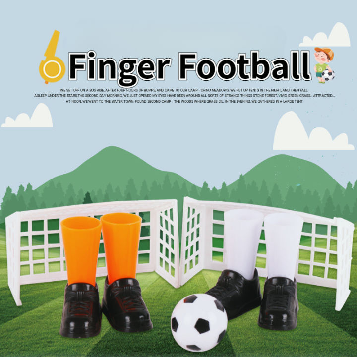 Finger Football Game Sets with Two Goals Funny Family Party Finger Soccer Match Toy for Fans Club Party  for Kid Table Game