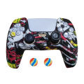 Strange PS5 Controller Case for Sony Playstation 5 Handle Silicone Cover Case Camouflage Protective Case.