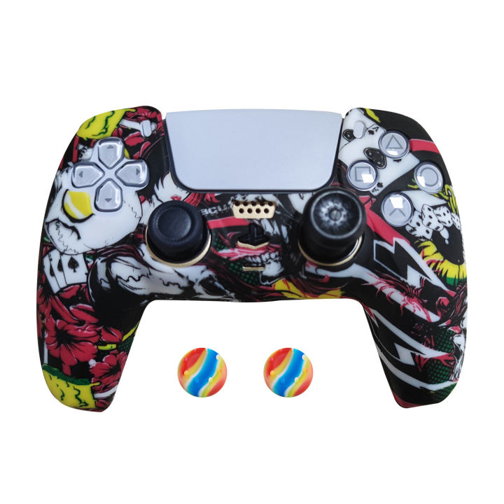 Strange%20PS5%20Controller%20Case%20for%20Sony%20Playstation%205%20Handle%20Silicone%20Cover%20Case%20Camouflage%20Protective%20Case%20-%20Image%205