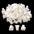 50Pcs 8* 8.5mm Plastic Rivets Fastener bumper nut screw seat quick screw seat self tapping nail base headlight taillight square.