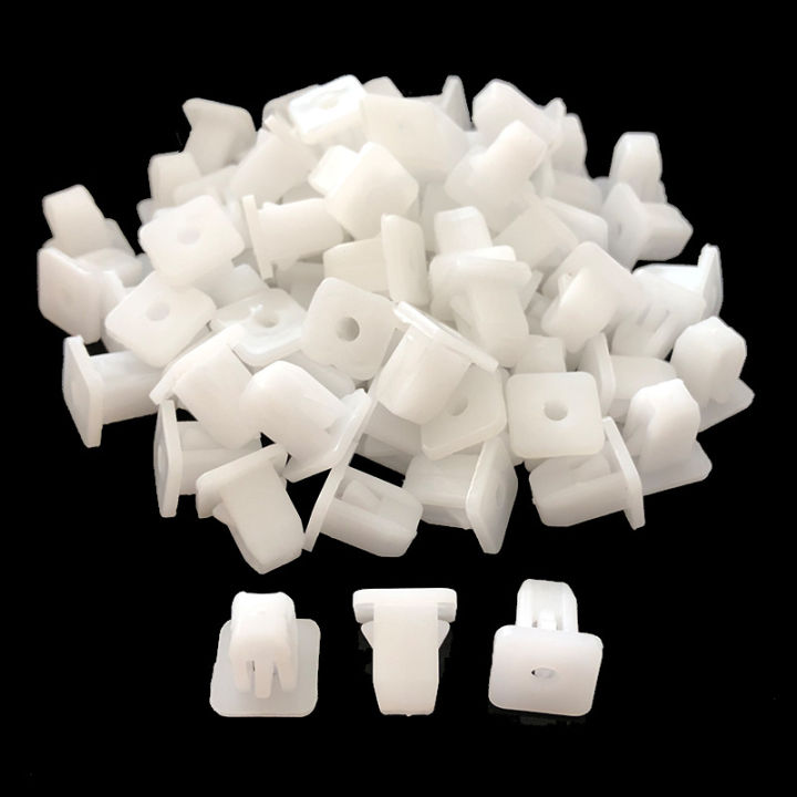 50Pcs%208*%208.5mm%20Plastic%20Rivets%20Fastener%20bumper%20nut%20screw%20seat%20quick%20screw%20seat%20self%20tapping%20nail%20base%20headlight%20taillight%20square%20-%20Image%204