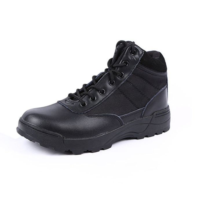 swat%20Work%20Men's%20Sublite%20Cushion%20Tactical%20Mid%20Cut%20Soft%20Toe%20Shoe%20Black%20Military%20Boot%20-%20Image%203