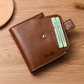 Men's Korean version wallet, short, personalized, student multi slot wallet, 30% off, youth vertical multifunctional wallet. 