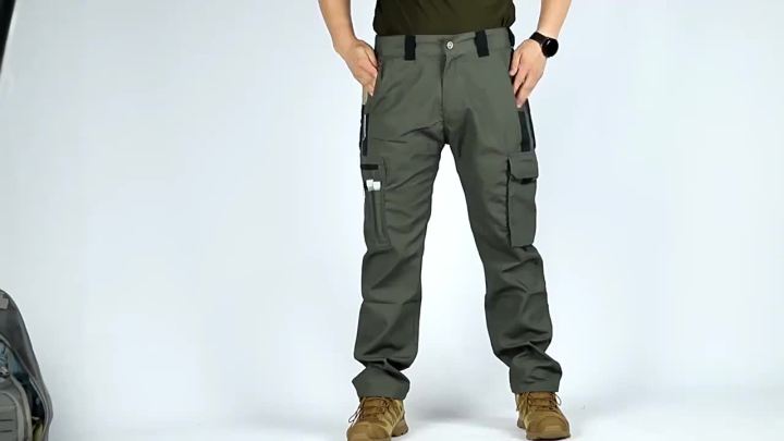Field Training Suit Men Wear-Resistant Sets Breathable Long Sleeve Shirt Multi-Pocket Pant Autumn Outdoor Training Suit