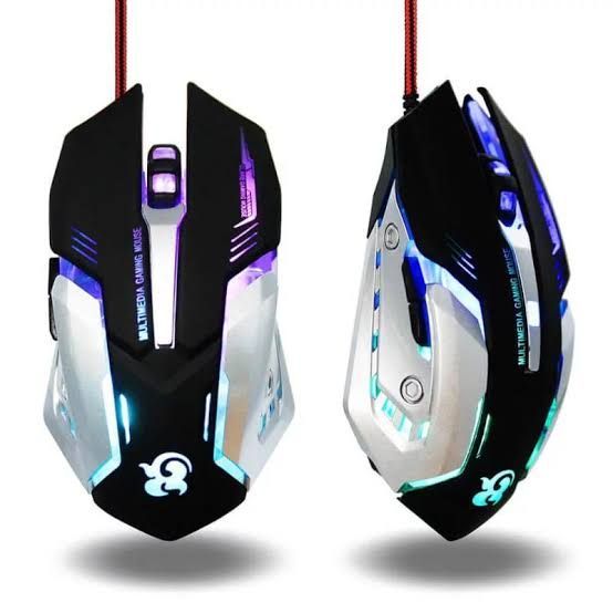 Optical Gaming Mouse C29 - Multi-Color RGB LED Lights - Adjustable 2400DPI for Laptop and Computer