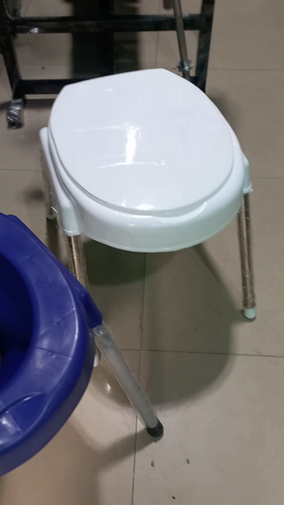 MM Commode Stool Perfect Qualty Fibre Plastic Irani Commode Chair Washroom Stool White