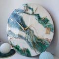 Customised Resin Art Wall Clock. 