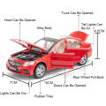 1:32 C260L E300L Alloy Diecast Model Toy Car 6 Doors Opened Sound Light Pull Back Rubber Tires Miniature Vehice for Kids Present. 