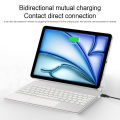 Smart PIN Plug&Play Magic Keyboard Case For iPad Pro 11/12.9/13 M4 M3 M2 Air 4/5/6/7 10.9 Multi-touch Pogo Pin Reverse Charging. 