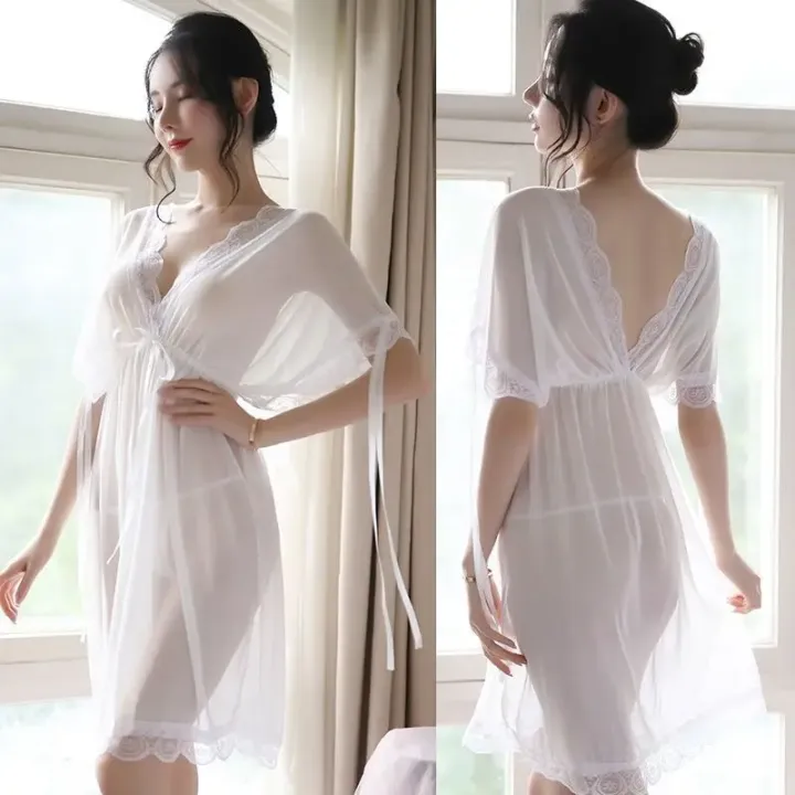 Nightgowns%20Women's%20Silk%20Lace%20Clothes%20for%20Sleepwear%20Pajamas%20Nightwear%20Hot%20Romantic%20New%20Woman%20Summer%20Sleep%20Offer%20Top%20Dress%20-%20Image%206