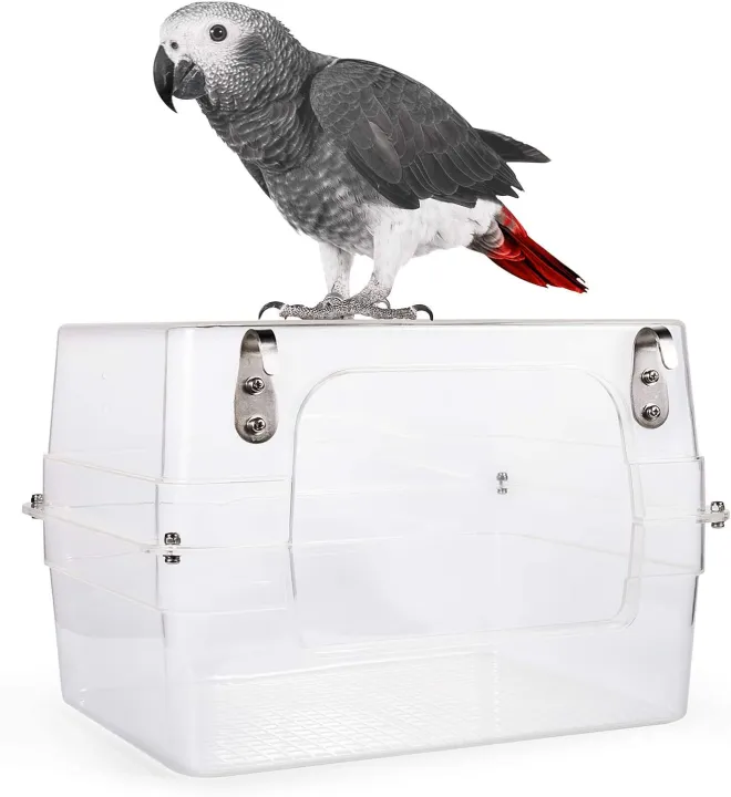 Bird%20Bath%20Shower%20%20%20Bathtub%20Box%20%20Large%20Hanging%20Clear%20Transparent%20%20Cube%20%20%20for%20Parrots%20%20Cage%20Accessories%20Bowl%20-%20Image%203