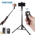 Yunteng VCT-1688 2in1 protable mini cellphone selfie stick tabletop tripod. 