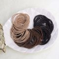 100PCS/Set Hair Ties Elastic Rubber Bands for Women Men Thin Hair Rubber Bands Ponytail Scrunchies Hair Accessories for Women. 
