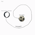 Basketball Wrist Bouncing Ball, High Elasticity Hand Throw Training Ball, Wristband Kit, Outdoor Activity Props.