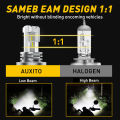 AUXITO 1Pcs H4 LED Headlight Bulb CSP Fanless for Car Motorcycle H4 9003 HB2 LED Hi/Lo High and Low Beam Motorbike Headlamp 12V. 