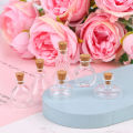 1:12 Dollhouse Miniature Vase Glass Bottle Wishing Bottle Storage Bottle with Cork Vase Candy Jar Model Doll House Decor.