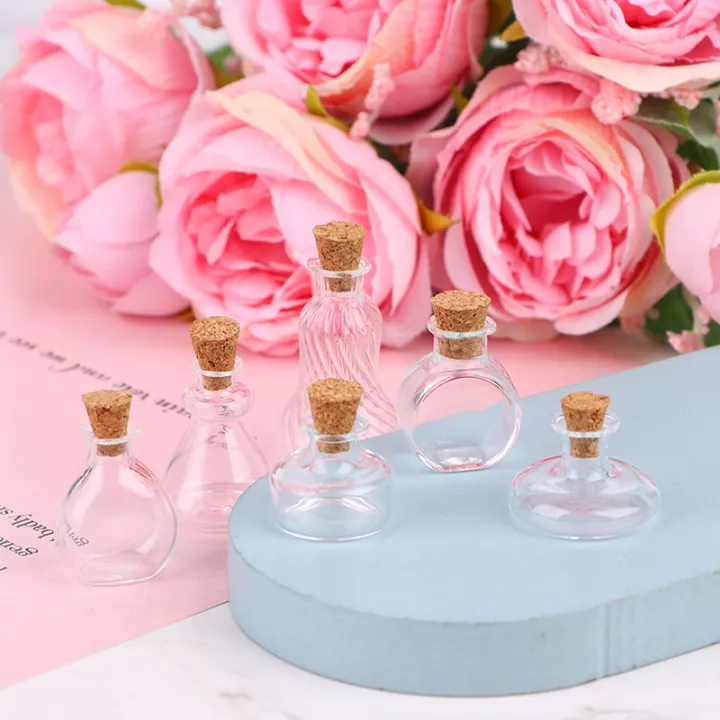 1:12%20Dollhouse%20Miniature%20Vase%20Glass%20Bottle%20Wishing%20Bottle%20Storage%20Bottle%20with%20Cork%20Vase%20Candy%20Jar%20Model%20Doll%20House%20Decor%20-%20Image%205