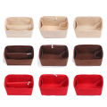 25 30 35 Felt Cloth Insert Bag Organizer Makeup Handbag Organizer Travel Inner Purse Portable Cosmetic Bags.