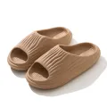 Women's Super Soft Eva Thick Platform Slides, Minimalist And Comfortable Indoor Bathroom Non-Slip Slippers, Women's Slippers. 