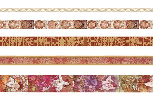 Japanese%20Gold%20Foil%20Washi%20Tape%205pc/set%20Adhesive%20multicolor%20-%20Image%205
