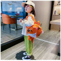 New Korean Style Animal-Themed Kids Backpack for Boys and Girls - Unisex Fashionable Backpack.
