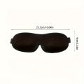 1pc Unisex Sleep Mask, 3D Light Blocking Eye Mask, Comfortable Polyester, Ideal for Supine and Side Sleepers Eyepatch.