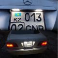 2Pcs License Plate Light For Mercedes Benz E C Class W210 W202 4D AMG LED Light Car License Number Plate Light Lamp Car Lights. 