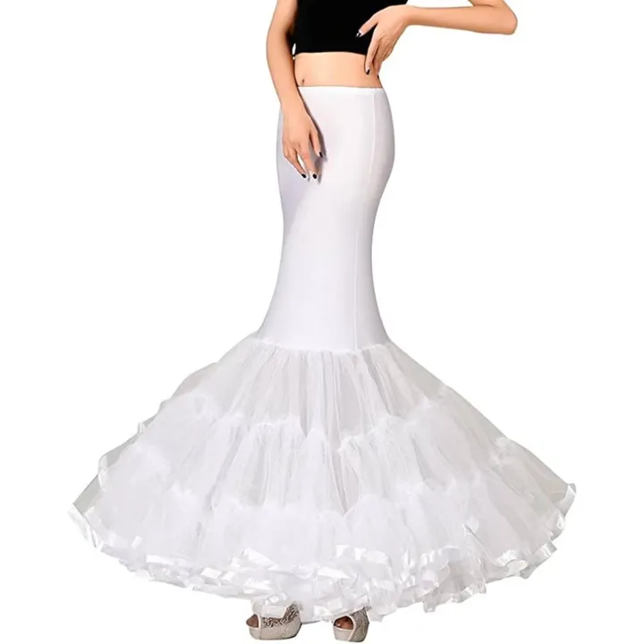 Women%20Petticoat%20Fishtail%20Underskirt%20Trumpet%20Crinoline%20for%20Mermaid%20Wedding%20Dress%20-%20Image%202