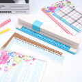30 Hole Punch Binding Machine, Hand Push Loose Leaf Hole Punch, A4 A5 A6 A7 B5 B6 B7 Book Binder Notebook Coil Spiral Binding.