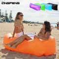 Single Person Lazy Inflatable Sofa Portable Outdoor Beach Air Sofa Bed Folding Camping Sleeping Bag for Comfortable Rest. 