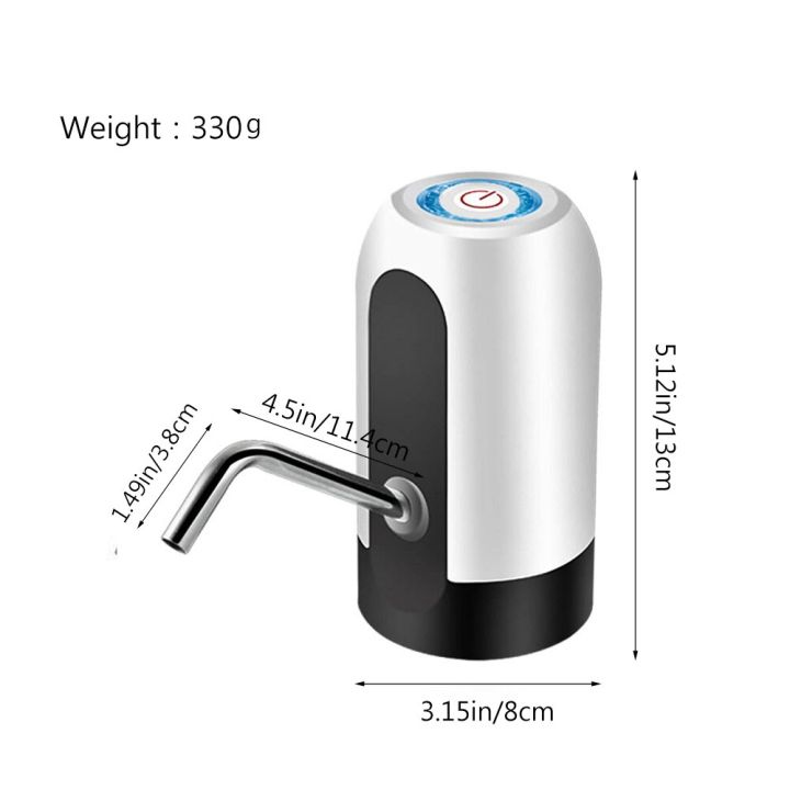 Usb Charge Portable Water Dispenser Electric Pump For 5 Gallon Bottle ...