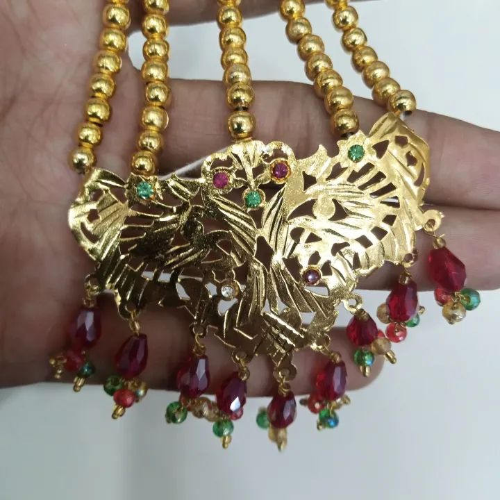 Gold-Plated%20Bridal%20Jhumar%20-%20Elegant%20Wedding%20Hair%20Accessory%20by%20HS%20STAR%20Collection%20-%20Image%203