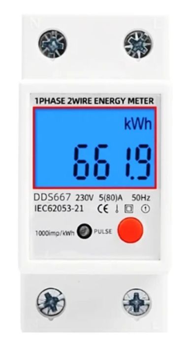 Energy Meter KWH meter Power consumption Record voltmeter Ammeter watt ...