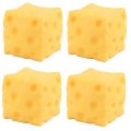 Squishy Square Cheese Squeeze Toys Slow Rebound Push Stress Relief Sensory Toy Soft Butter Cheese Fidget Toy Christmas Present.