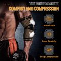 1PC Copper Elbow Compression Sleeve,Elbow Brace For Tendonitis and Tennis Elbow,Golfers,Bursitis Elbow Pain Relief,Weightlifting. 