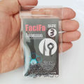 100 Pcs Iseama Carp Fishing Hook Offset Circle Hook Single Fly Fishing Jig Hook Barbed sea Fishhook Tackle Accessories.