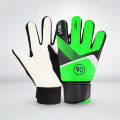 Soccer Gloves Latex Support Football Goalkeeper Gloves Full Finger Protection Anti-Slip Waterproof Breathable for Kids Adults. 