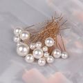 Women U-shaped Pin Metal Barrette Clip Hairpins Simulated Pearl Bridal Tiara Hair Accessories Wedding Hairstyle Design Tools.