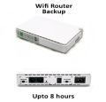 Router Backup Upto 8 Hours Mini Portable Modem Router UPS Poe Dc Wifi Backup - 8800mah. 