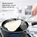 The kitchen anti-scalding frying spatula heat-resistant frying fish spatula all stainless steel spatula home outdoor cooking.
