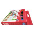 Jumbo Triangle Crayon 12 Color Easy Grip And Non Rolling Due To Triangular Shape For Girls And Boys. 