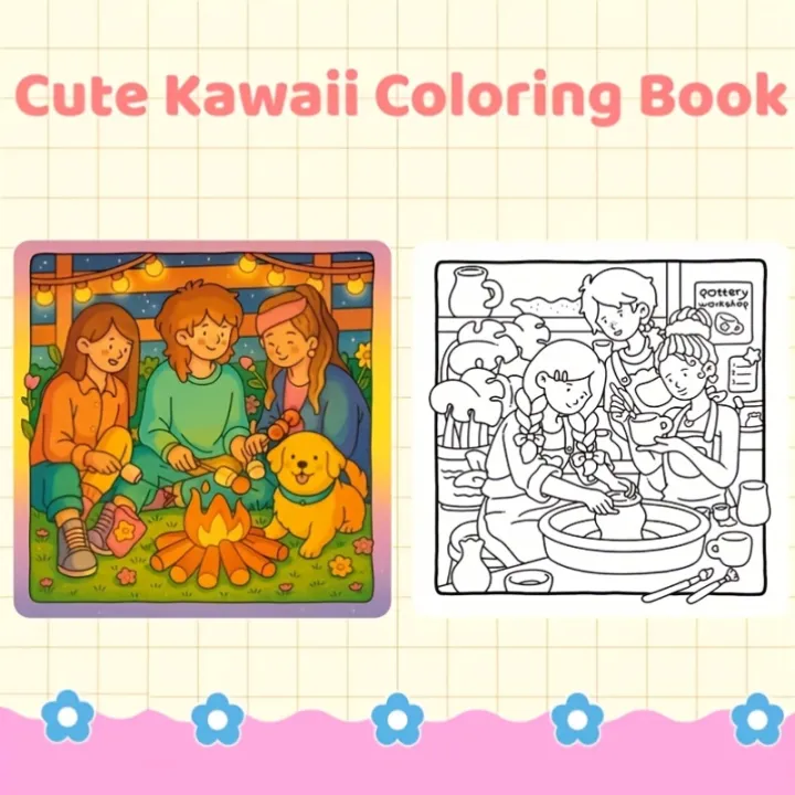 28%20Pages%20Girls%20Theme%20Coloring%20Book%20Coloring%20Book,%20Valentine's%20Day%20Gifting,%20Birthday%20Party%20Gift,%20Drawing%20Supplies,%20Christmas%20-%20Image%204